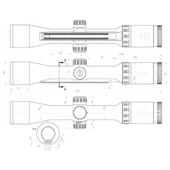 Kahles Helia 1,6-8x42i SR